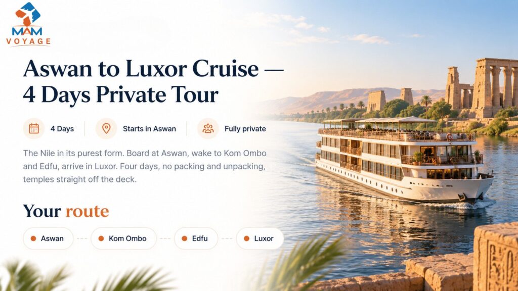 Aswan to Luxor Cruise