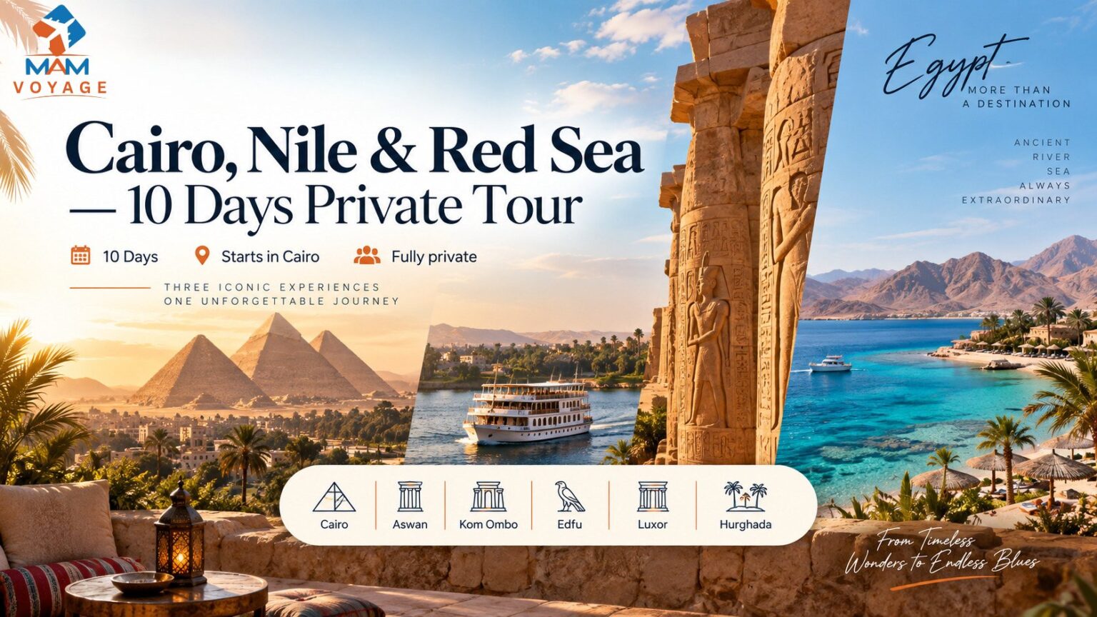 Cairo, Nile & Red Sea, 10 Days / 9 Nights