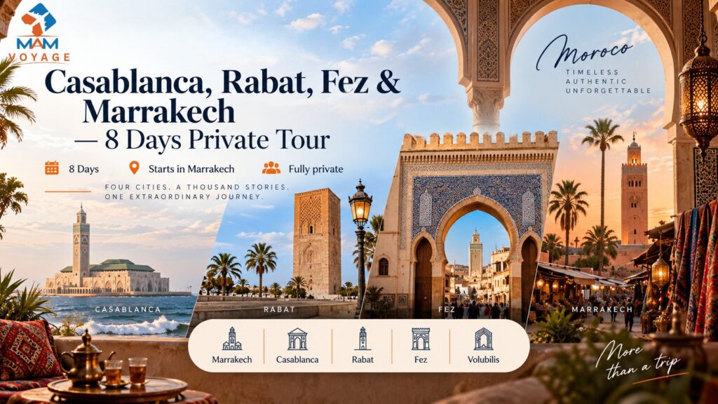 Casablanca, Rabat, Fez & Marrakech