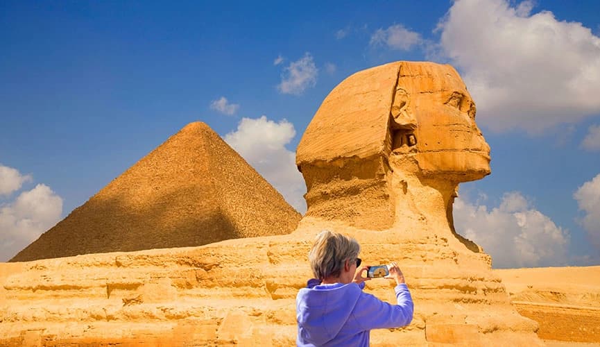 Die Pyramiden von Gizeh und die Große Sphinx